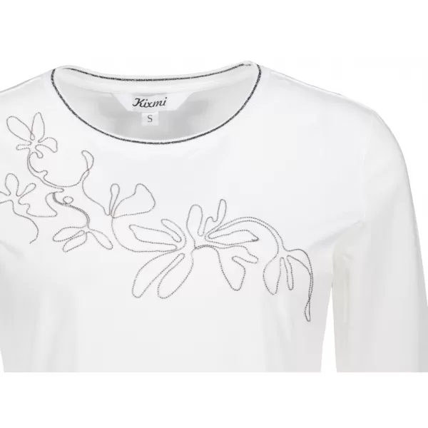  Tricou de damă KIXMI ADINA ALB 