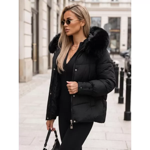  Geaca de dama DSTREET TY5892 NEGRU 