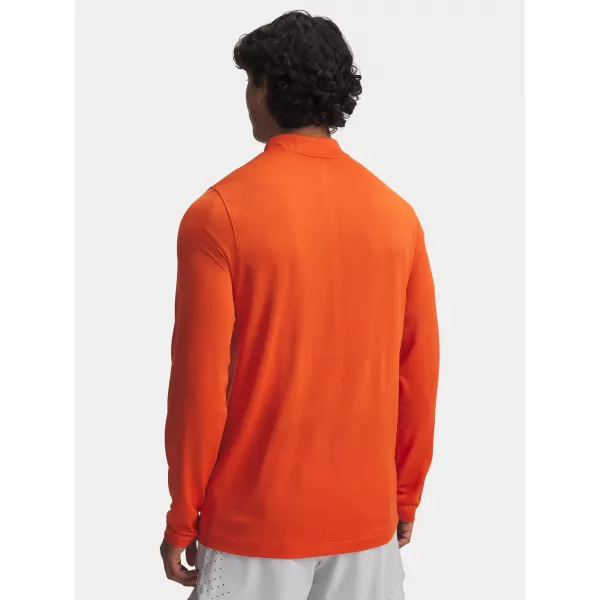  Tricou pentru bărbați UNDER ARMOUR VANISH ELITE SEAMLESS 1/4 ZP 1382798-844 PORTOCALE 