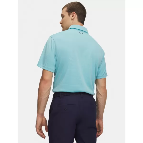  Tricou pentru bărbați UNDER ARMOUR TECH POLO 1290140-429 ALBASTRU 