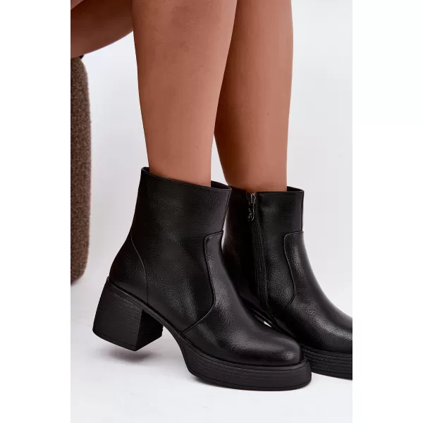  Botine de dama D&A CR62-3369 NEGRU 