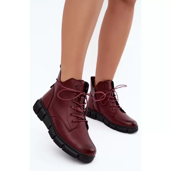  Pantofi de dama BOTO 26BT17-9301 BURGUNDIA 
