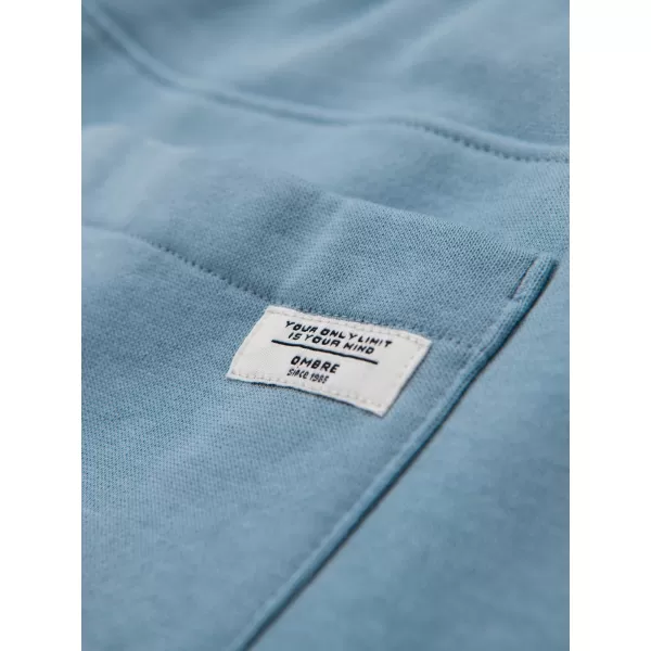  Pantaloni de trening pentru bărbați OMBRE OM-PABS-0305 ALBASTRU 