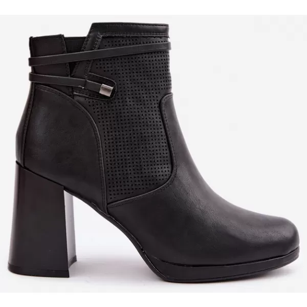  Botine de dama BOTO FAF125B-2 NEGRU 