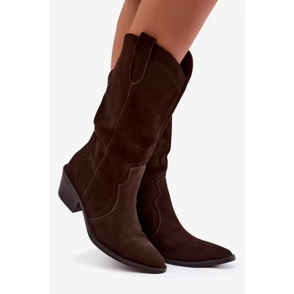  Cizme de cowboy de damă BOTO 5312 MARO 