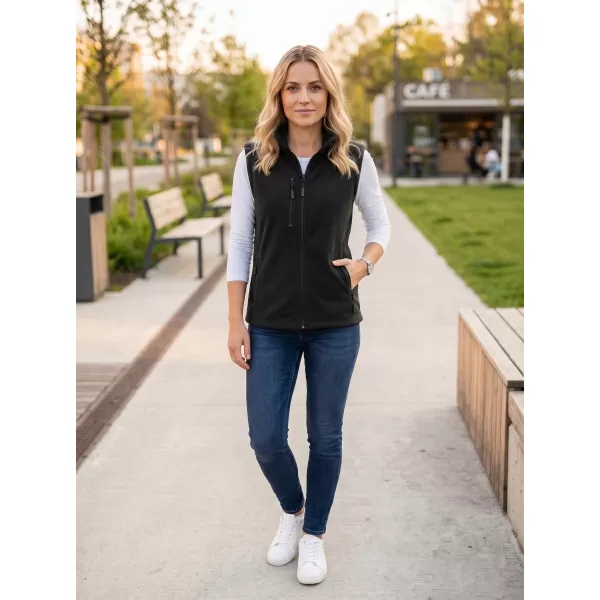  Vesta de dama fleece MALFINI EXIT W-525 NEGRU 