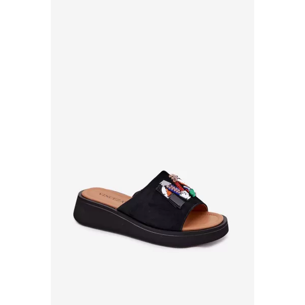  Papuci de damă VINCEZA 66942 NEGRU 
