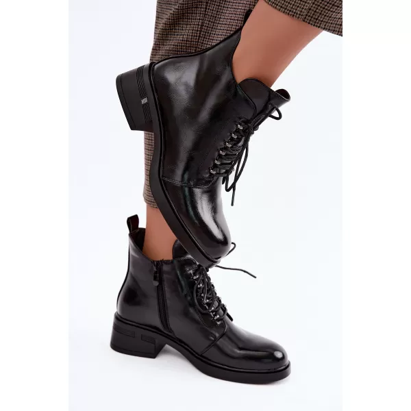  Botine de dama S.BARSKI HY62-8112 NEGRU 