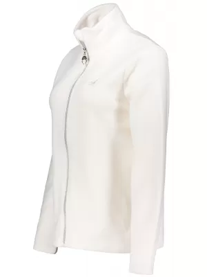 Hanorac de damă din fleece ALTISPORT ILKI ALB