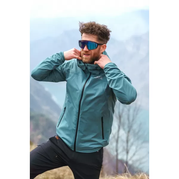  Jachetă softshell impermeabilă pentru bărbați NORDBLANC EXPEDITIOUS NBSSM8323 VERDE 