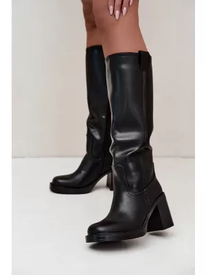 Cizme de dama BOTO C-384 NEGRU