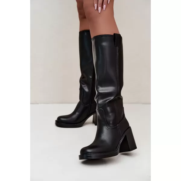  Cizme de dama BOTO C-384 NEGRU 