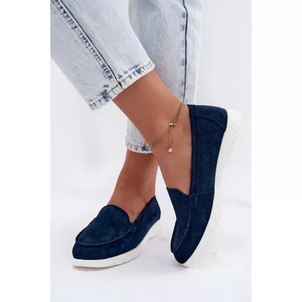  Mocasini de dama VINCEZA 95360 ALBASTRU 