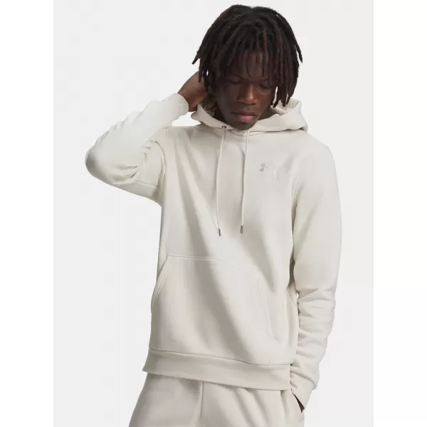  Hanorac pentru bărbați UNDER ARMOUR ICON FLEECE HOODIE 1373880-110 ALB 