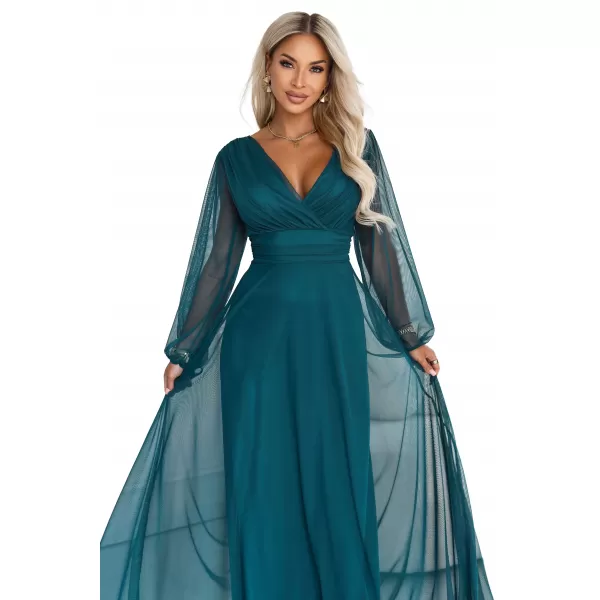  Rochie NUMOCO NERISSA 684-2 VERDE MARE 