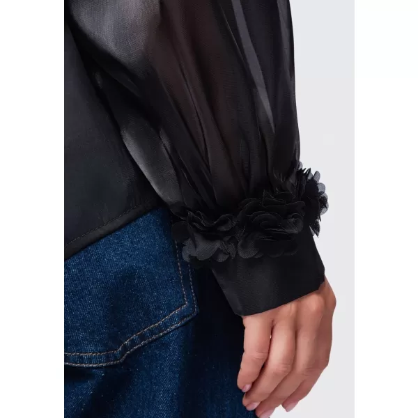  Bluza de dama OMBRE OW-TS-E0086 NEGRU 