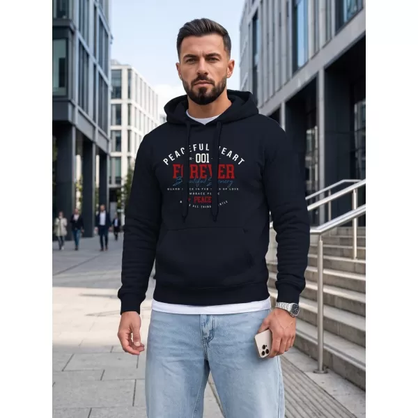  Hanorac pentru bărbați DSTREET NX5150BX-25-09 ALBASTRU ÎNCHIS 