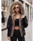 Geaca de dama DSTREET TY5987 NEGRU