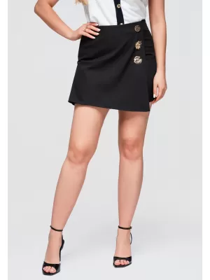 Pantaloni scurți de damă OMBRE OW-ST-E0007 NEGRU