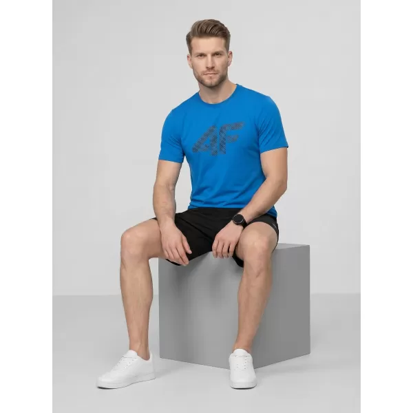 Tricou pentru bărbați 4F WMM00TTSHM3342 ALBASTRU 