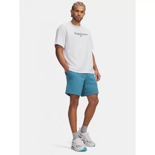 Pantaloni scurți pentru bărbați UNDER ARMOUR ICON FLEECE SHORT 1380377-466 ALBASTRU 