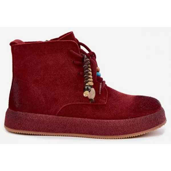  Botine de dama ARTIKER 59C1131 NUANȚE DE ROȘU 