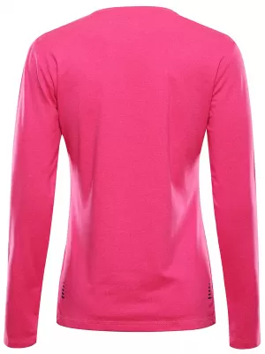 Tricou de damă cu uscare rapidă ALPINE PRO LOUSA STRĂLUCIRE ROZ