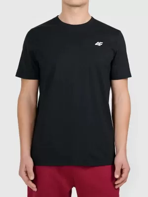 Tricou pentru bărbați 4F WAW25TTSHM2373 NEGRU ADÂNC