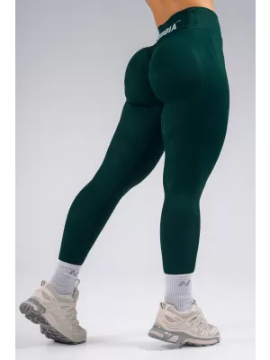 Jambiere extra push-up cu talie înaltă NEBBIA PRIMAL 850 VERDE ÎNCHIS
