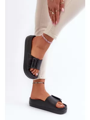 Papuci de damă BIG STAR SHOES NN274A662 NEGRU