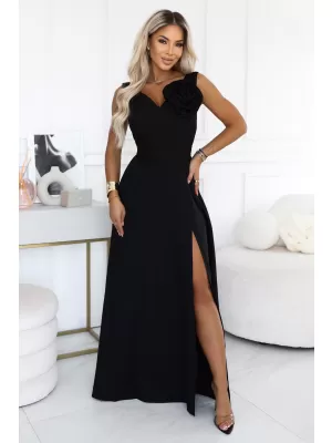 Rochie NUMOCO 669-6 NEGRU CLASIC