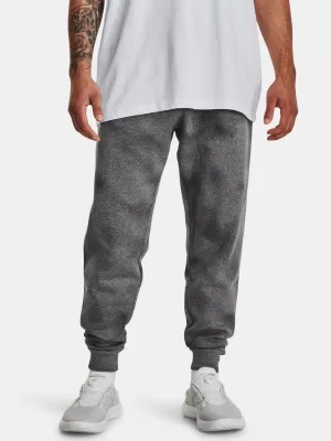 Pantaloni de trening pentru bărbați UNDER ARMOUR UA RIVAL FLEECE PRINTED JGRS 1379777-025 GRI