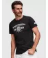 Tricou pentru bărbați OMBRE OM-TSPT-0269 NEGRU