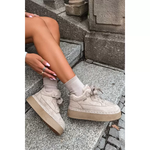  Oameni de zăpadă pentru femei BIG STAR SHOES UU274187 BEJ 