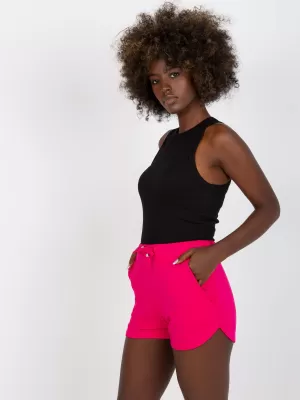 Pantaloni scurți de damă BASIC FEEL GOOD AP-SN-119.07 FUCSIE