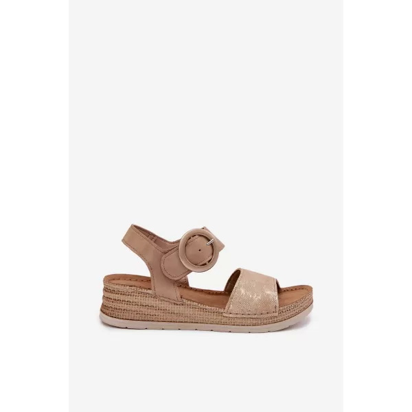  Sandale de dama INBLU RV000013 NISIP 