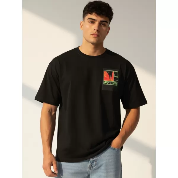 Tricou pentru bărbați DSTREET RX5304 NEGRU 