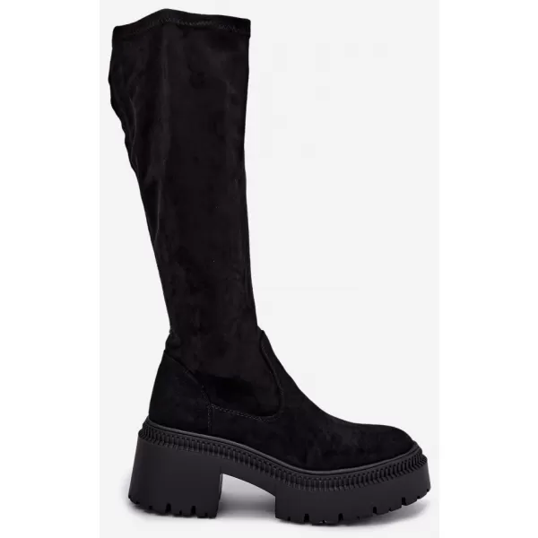 Cizme de dama BOTO 9671A-1 NEGRU 
