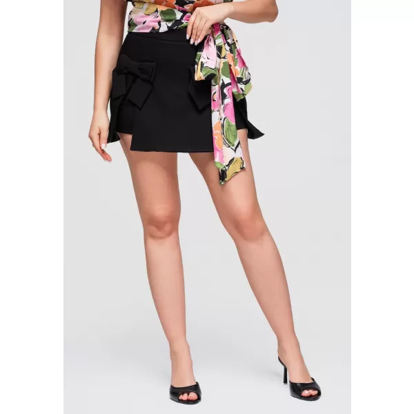  Pantaloni scurți de damă OMBRE OW-ST-E0013 NEGRU 