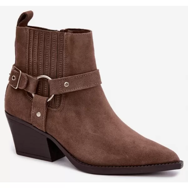  Botine de dama BOTO NC1360K CAPPUCCINO 
