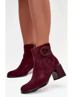 Botine de dama ARTIKER 57C0016 BORDO