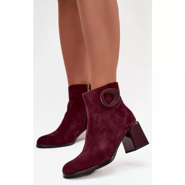  Botine de dama ARTIKER 57C0016 BORDO 