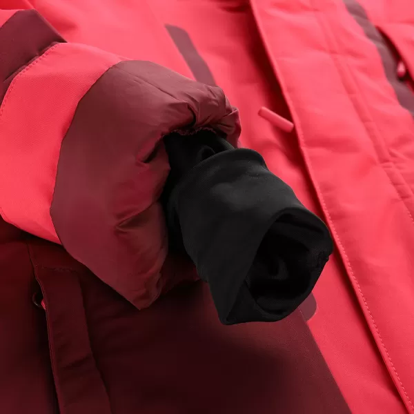  Geaca de schi pentru copii ALPINE PRO DEARO 3 ZMEURĂ 
