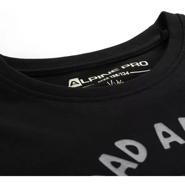  Tricou pentru copii ALPINE PRO ECCO 2 VARIANTA NEAGRA PD 