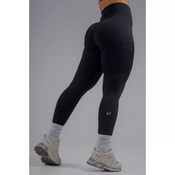  Leggings modelați cu talie înaltă, cu buzunare NEBBIA PRIMAL 851 NEGRU 