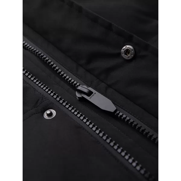  Parka pentru bărbați OMBRE OM-JALJ-0310 NEGRU 