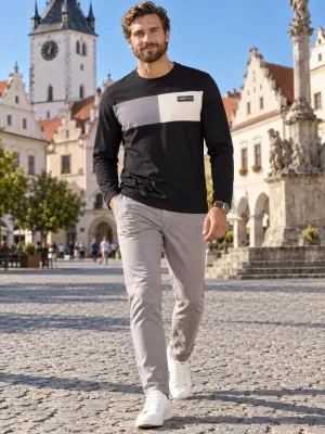 Tricou pentru bărbați ALTISPORT IVAS NEGRU