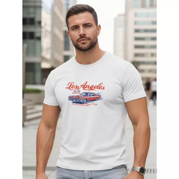  Tricou pentru bărbați DSTREET NX0055R-WH ALB 