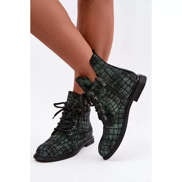  Botine de dama ARTIKER 55C1325 VERDE/NEGRU 