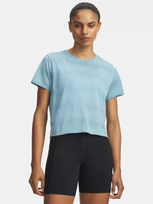 Tricou de damă UNDER ARMOUR VELOCITI SHORTSLEEVE 6009540-425 ALBASTRU